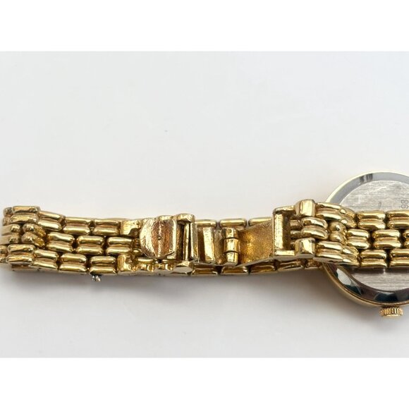 Faberge Rope Gold Toned Bracelet Analog Vintage Wristwatch - 19mm - WORKS! - Picture 11 of 14